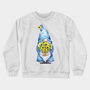 Sunflower Gnome Crewneck Sweatshirt